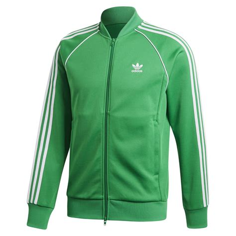 adidas jacket groen geel|adidas green jacket originals.